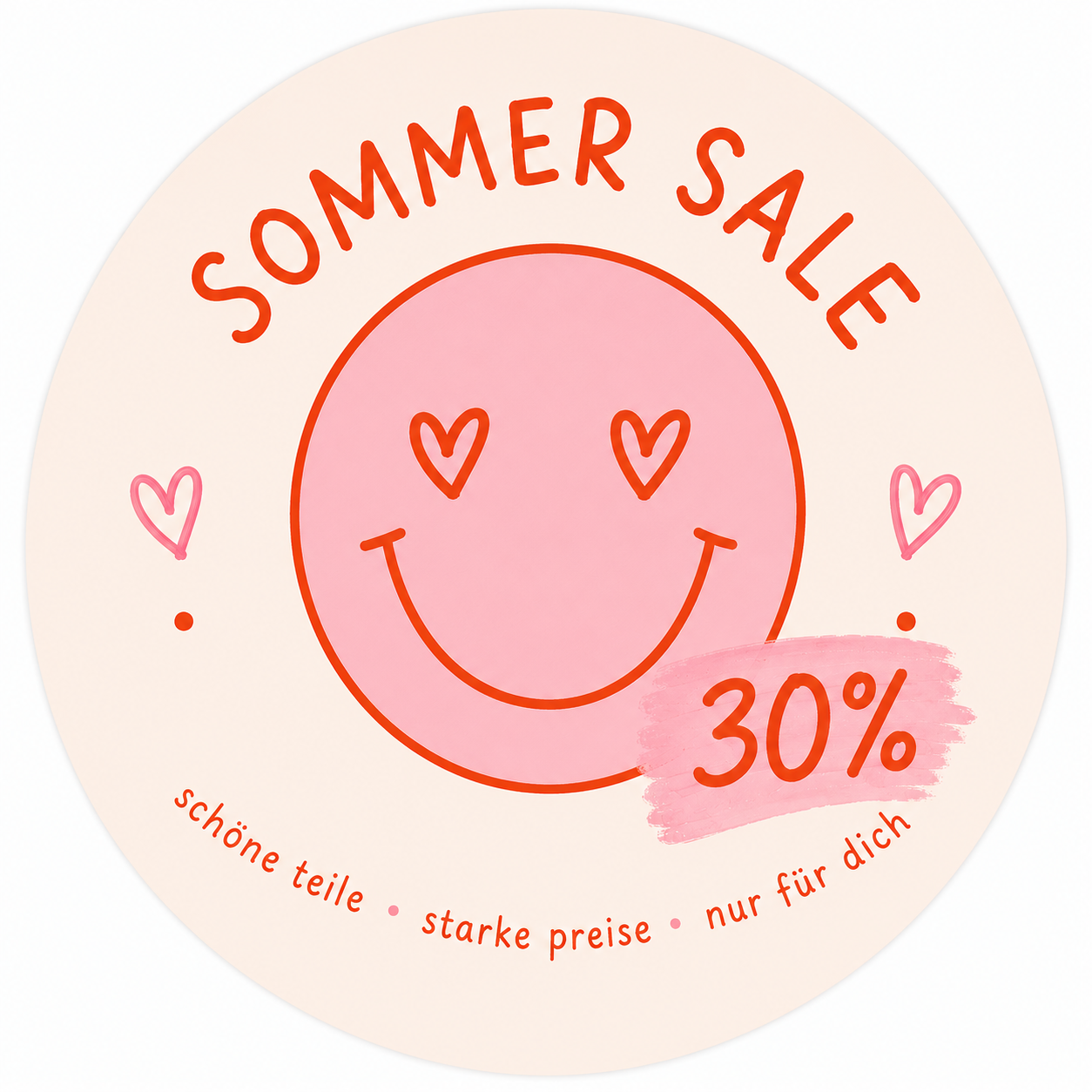 Mit dem Code "Sommer" bekommt Ihr 30% auf ausgewählte Sommerteile