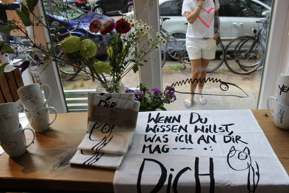 Geschirrtuch - Ich Mag Dich