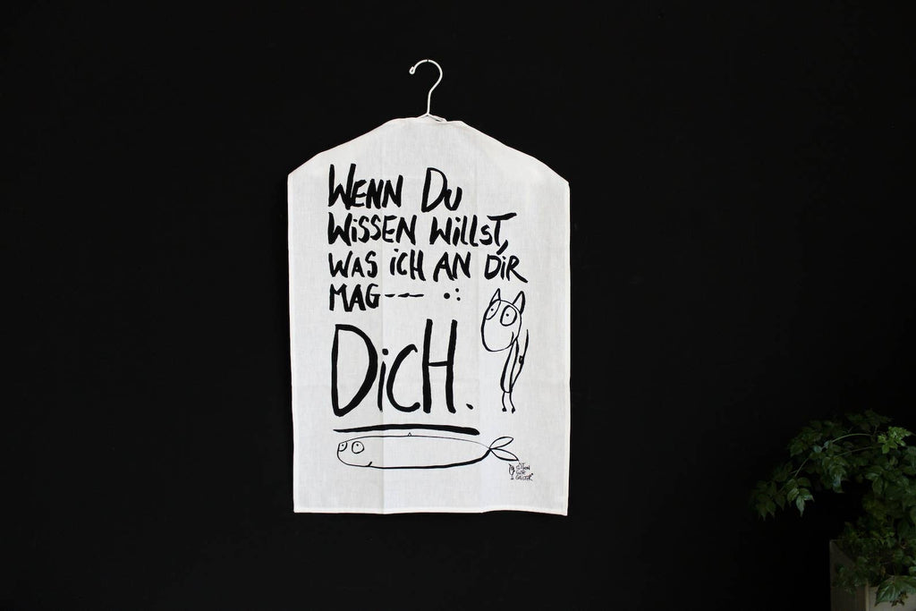 Geschirrtuch - Ich Mag Dich