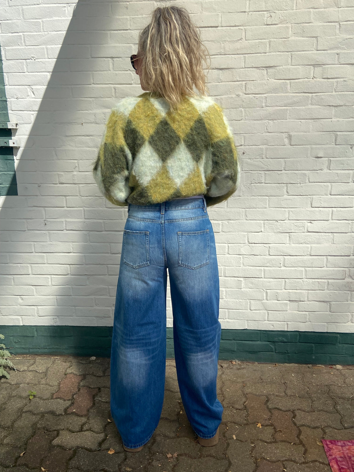 JcSophie Phil Pullover – Limette Argyle