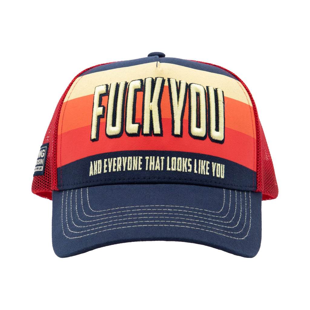 Trucker Cap 'Fuck You' in Mehrfarbig