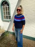 by-bar Jackie Norweger Pullover – midnight