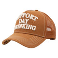 Trucker Cap 'Support Day Drinking' in Braun
