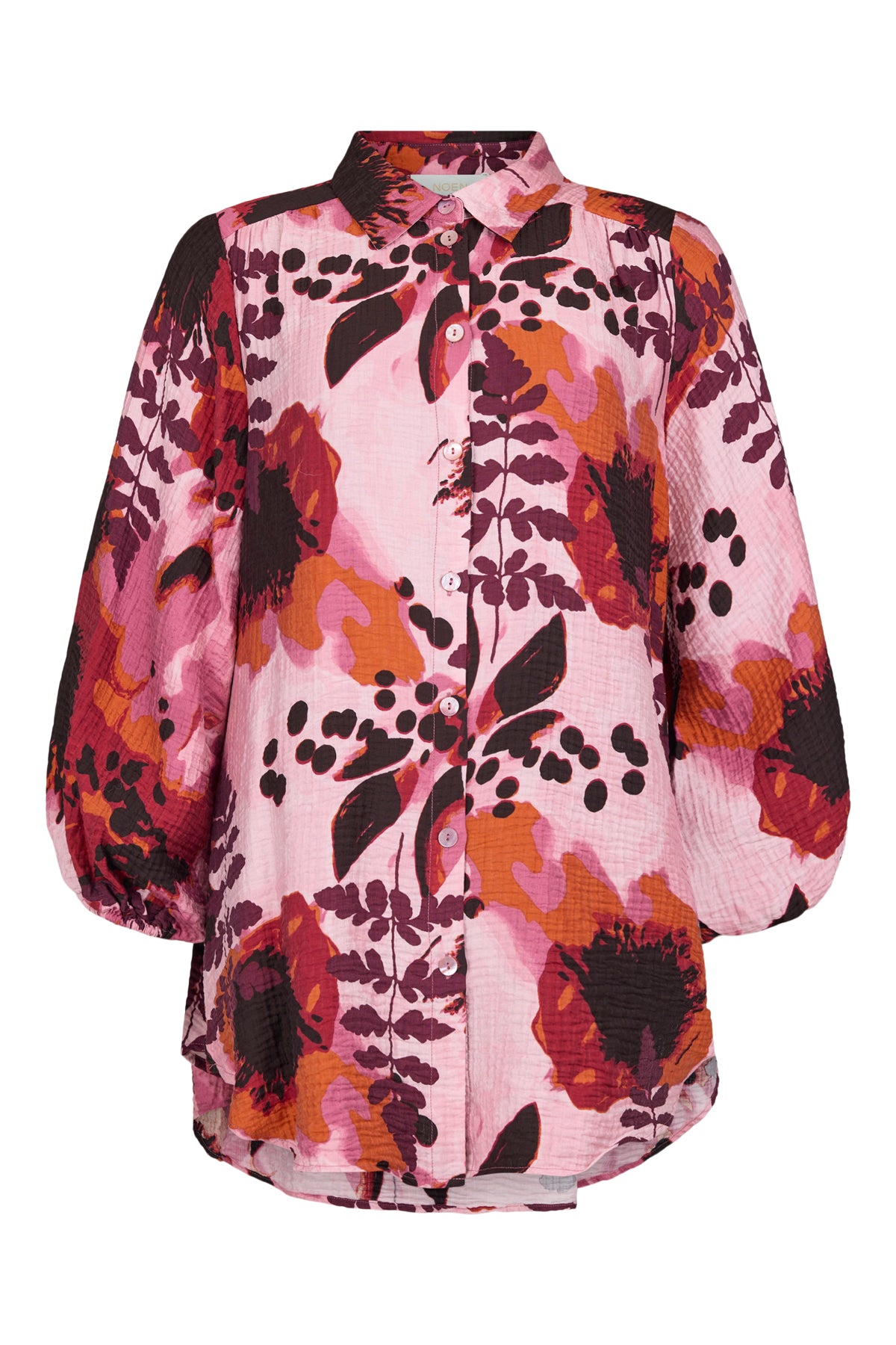 NOEN Bluse lang – Wildrose