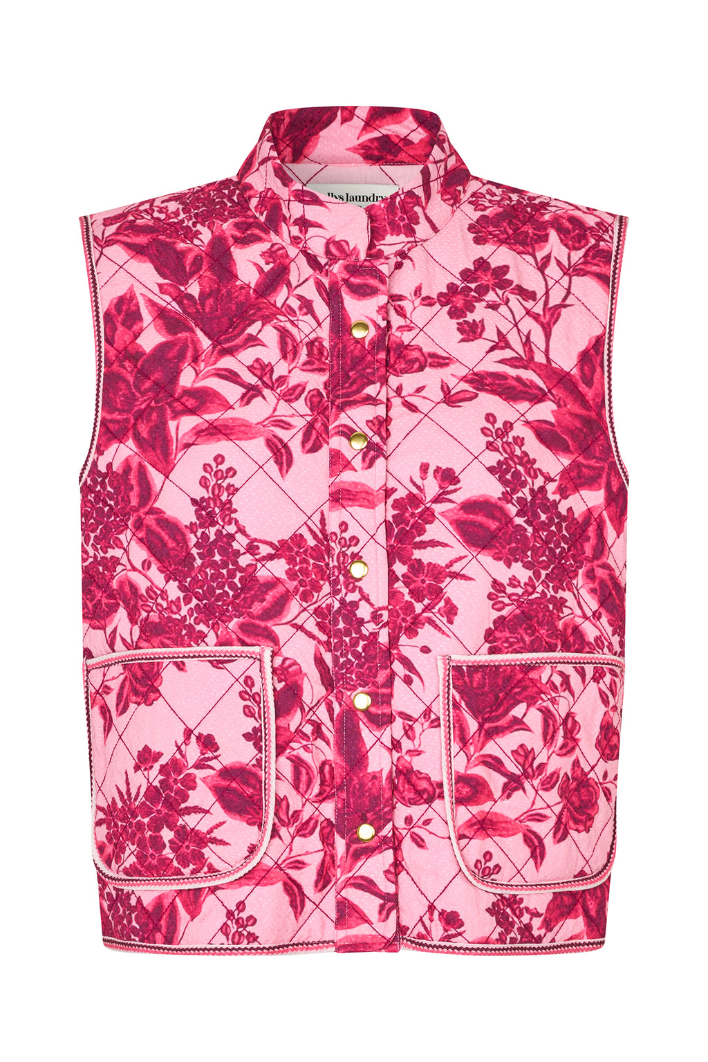 Lollys Laundry CairoLL Quilted Vest – Pink