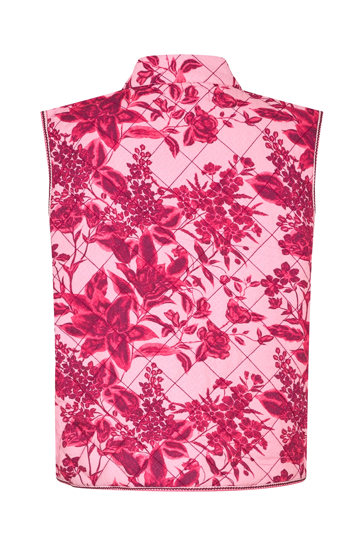 Lollys Laundry CairoLL Quilted Vest – Pink