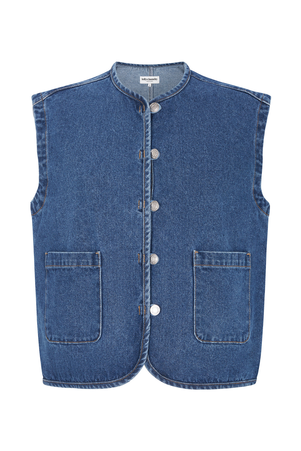 Lollys Laundry  Vest SL – Dark Blue