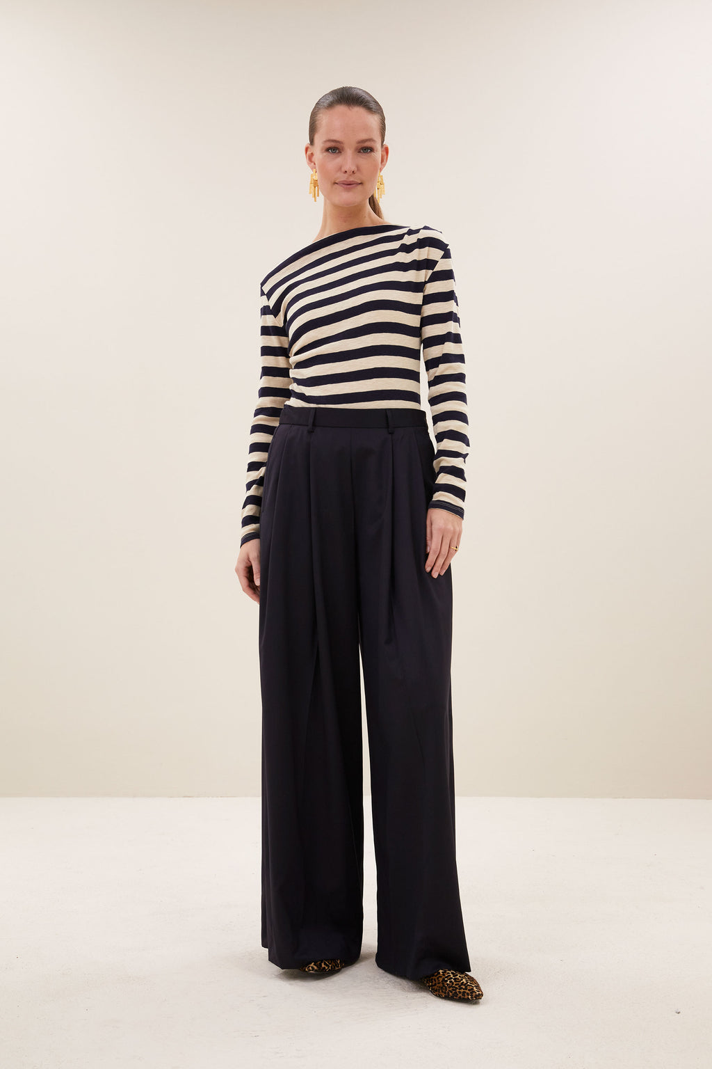 by-bar Leya Big Stripe Top – night sky