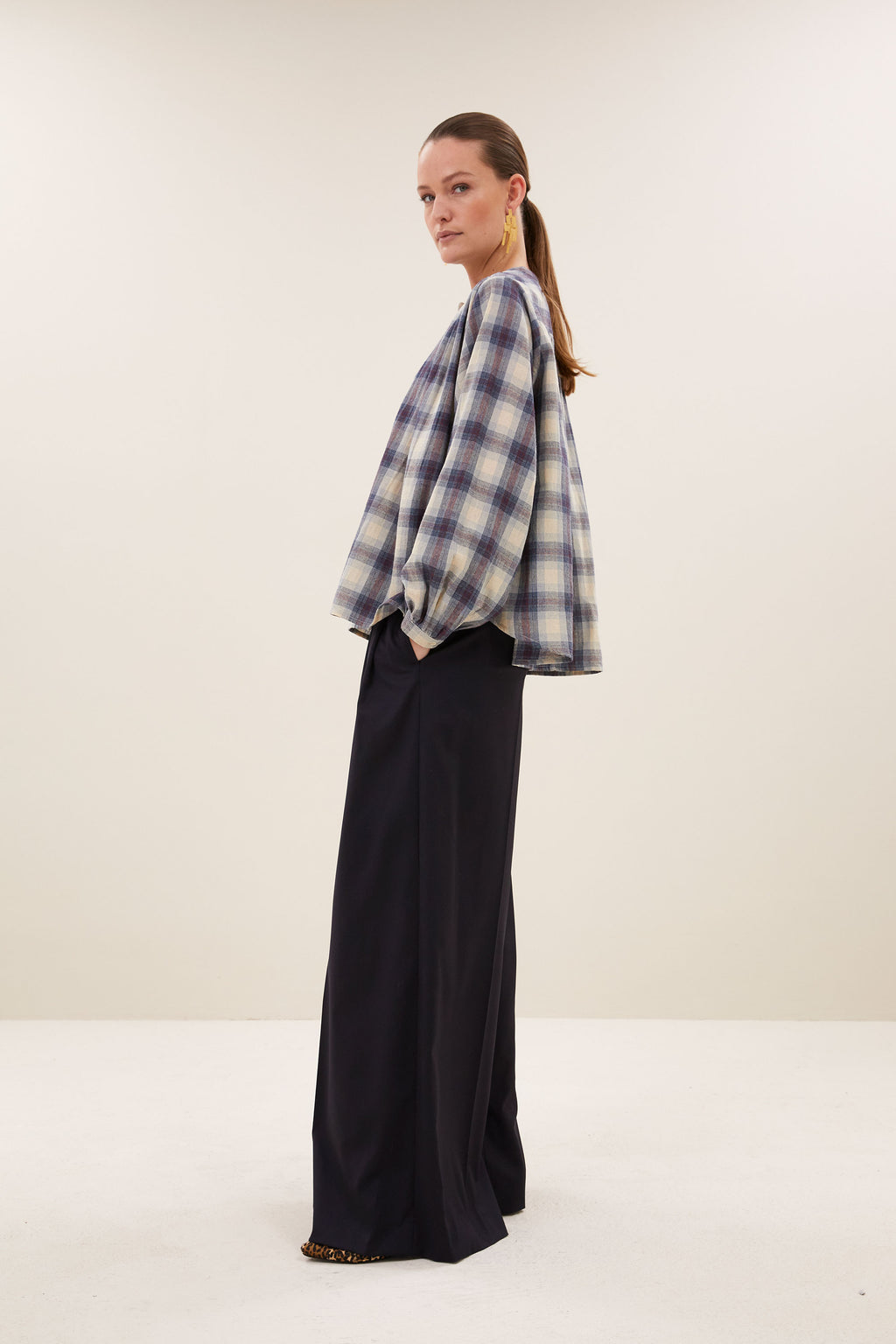 by-bar Nyka Tokyo Check Bluse – tokyo check