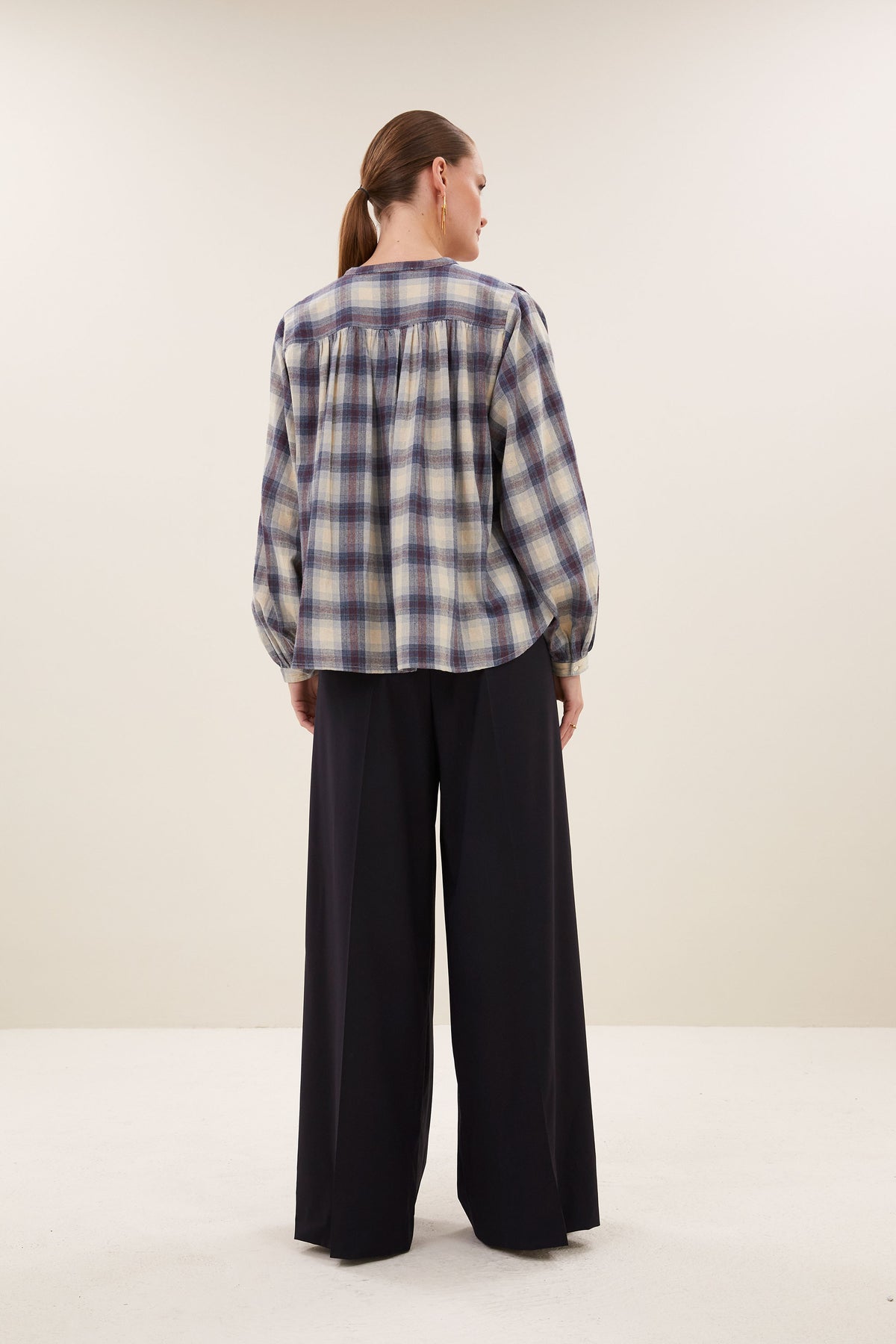 by-bar Nyka Tokyo Check Bluse – tokyo check