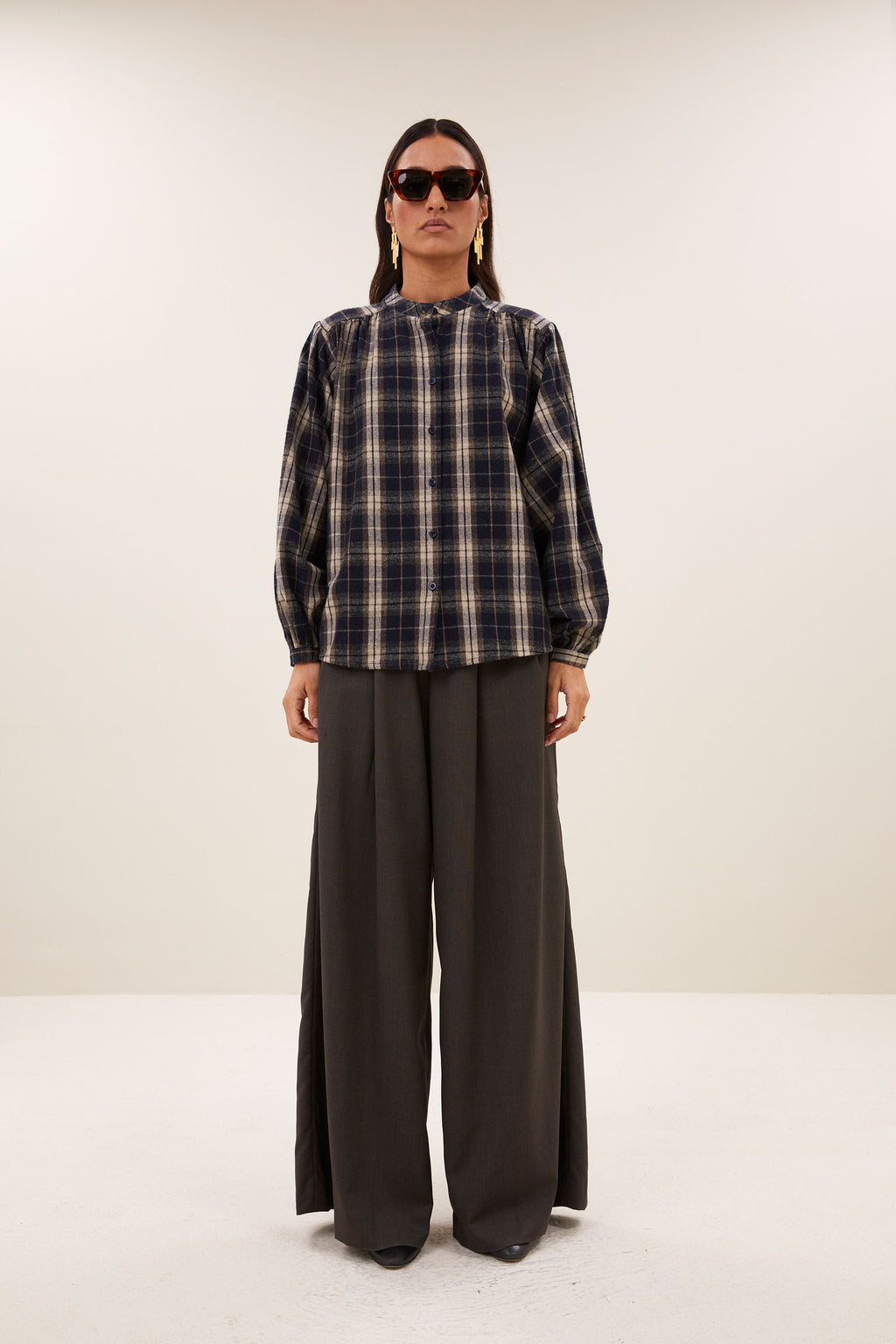 by-bar Jagger Check Blouse – jagger check