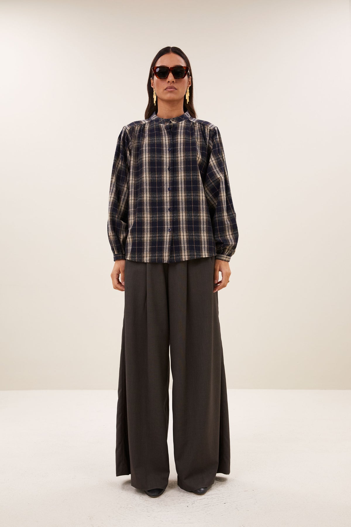by-bar Jagger Check Blouse – jagger check