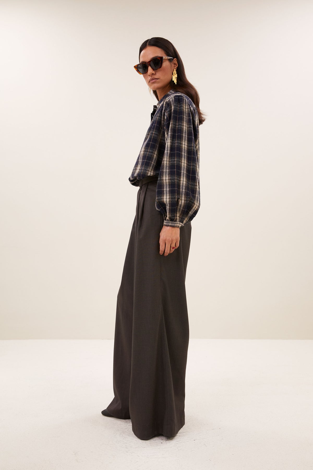 by-bar Jagger Check Blouse – jagger check