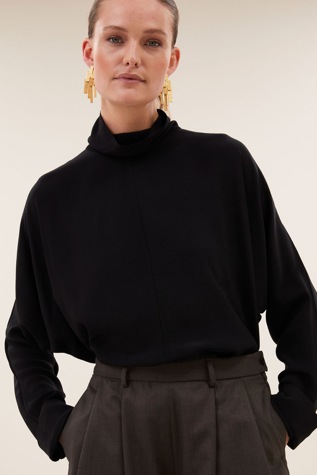 by-bar Ien Viscose Blouse – schwarz