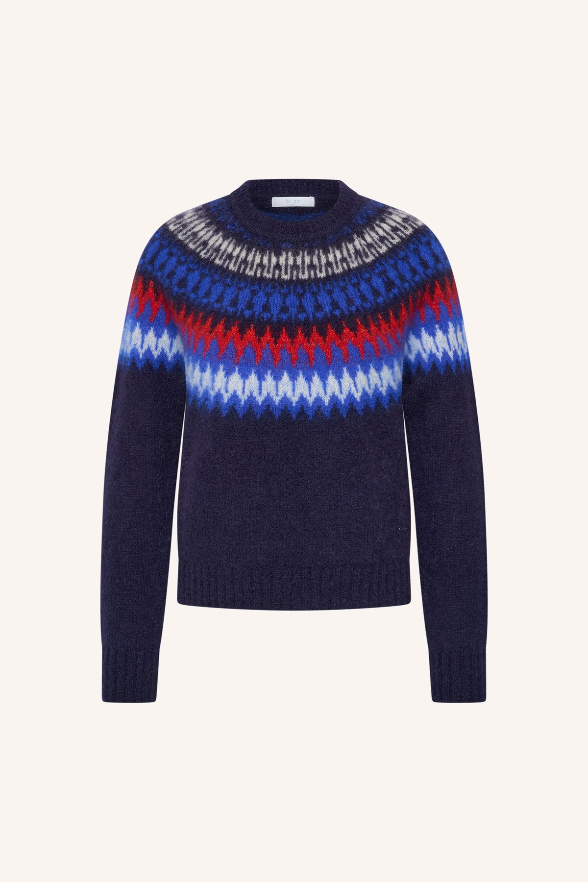 by-bar Jackie Norweger Pullover – midnight