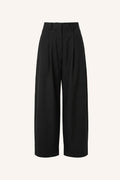 by-bar Jule Herringbone Pants – schwarz