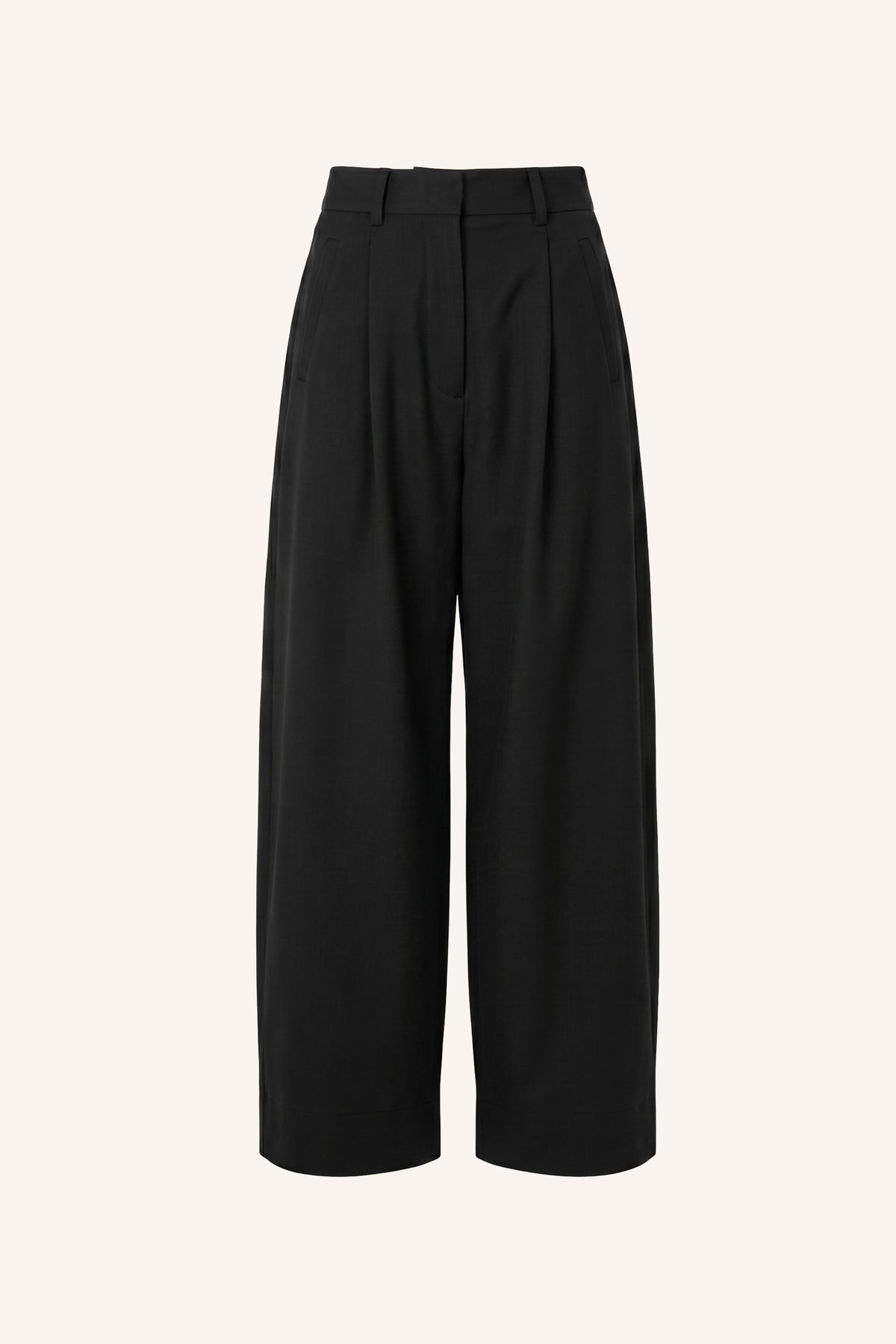 by-bar Jule Herringbone Pants – schwarz