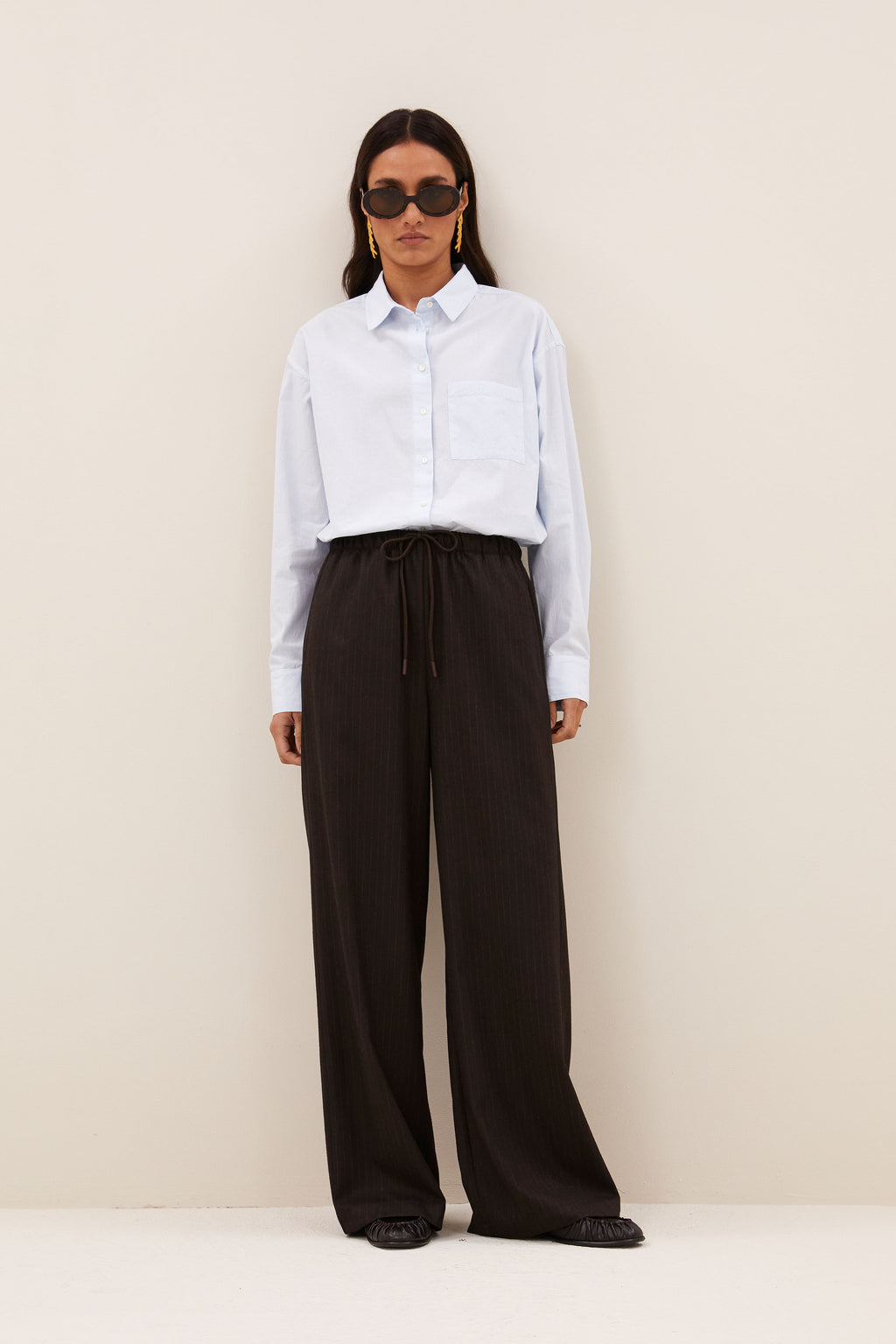 by-bar Frida Copper Stripe Pants – copper stripe