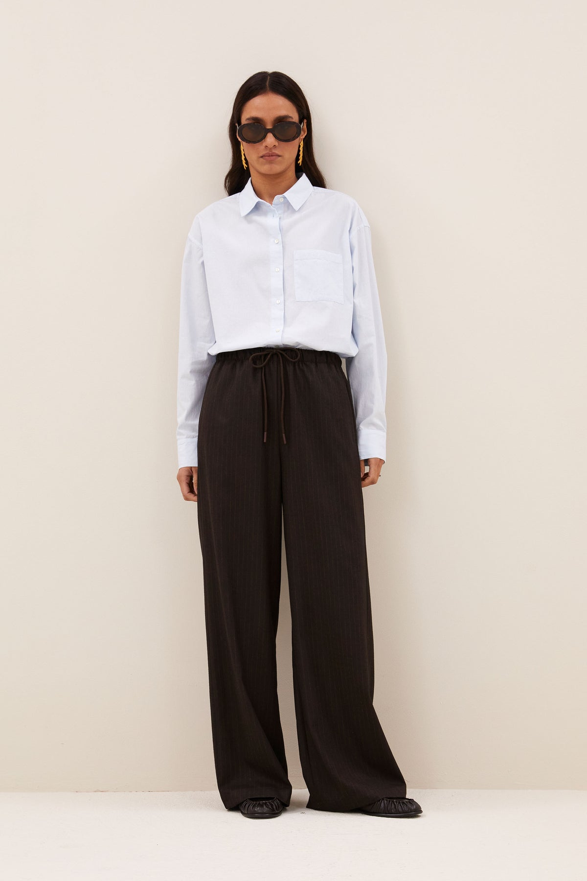 by-bar Frida Copper Stripe Pants – copper stripe