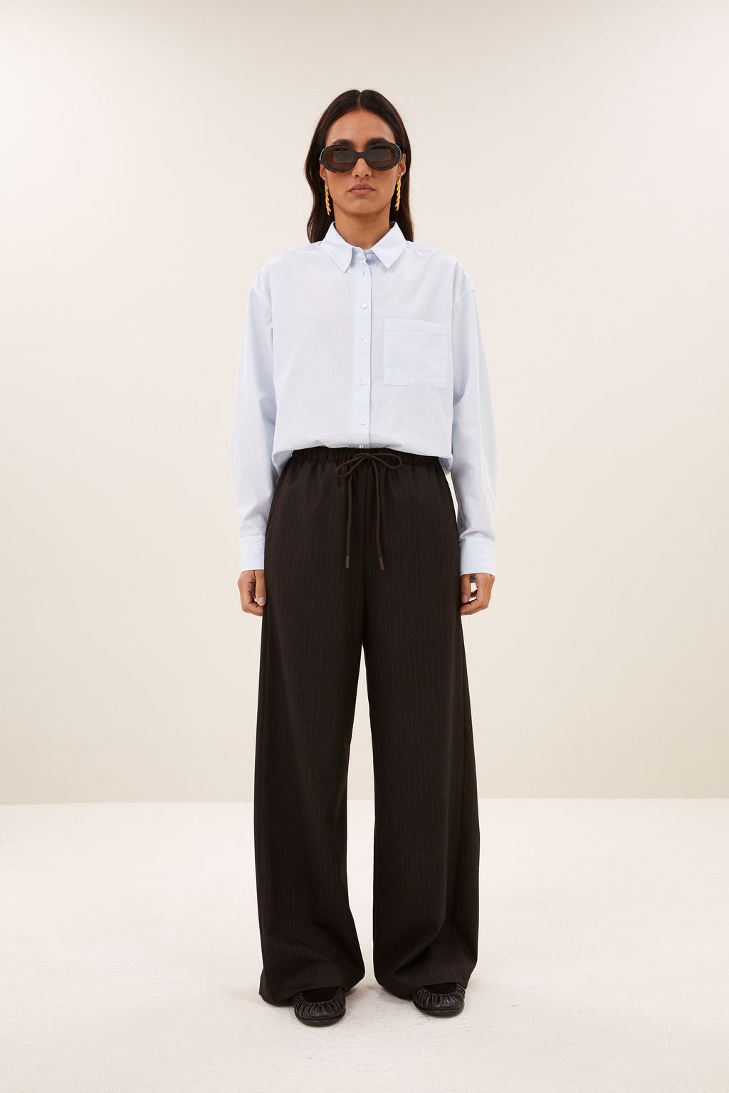by-bar Frida Copper Stripe Pants – copper stripe