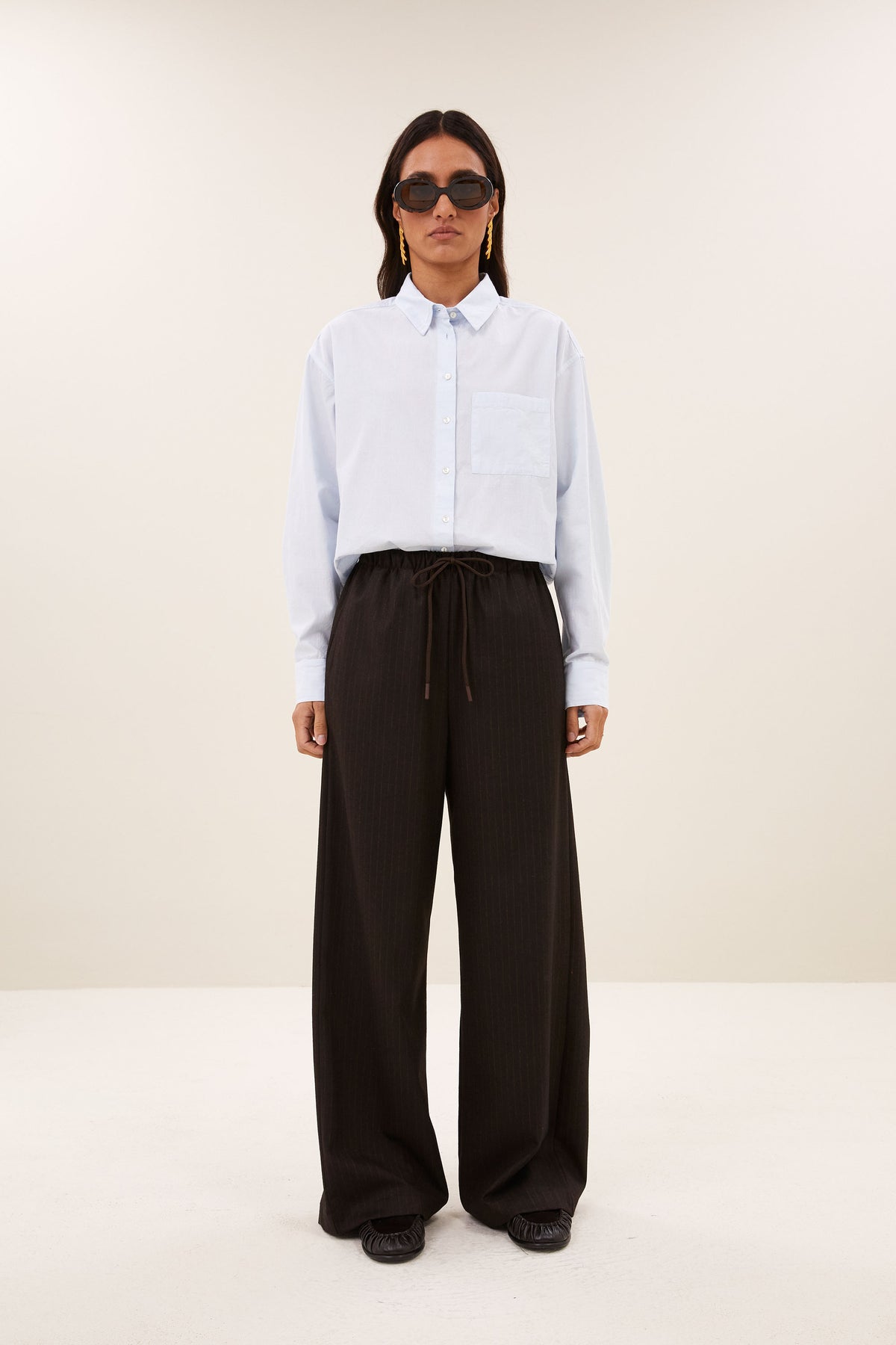 by-bar Frida Copper Stripe Pants – copper stripe