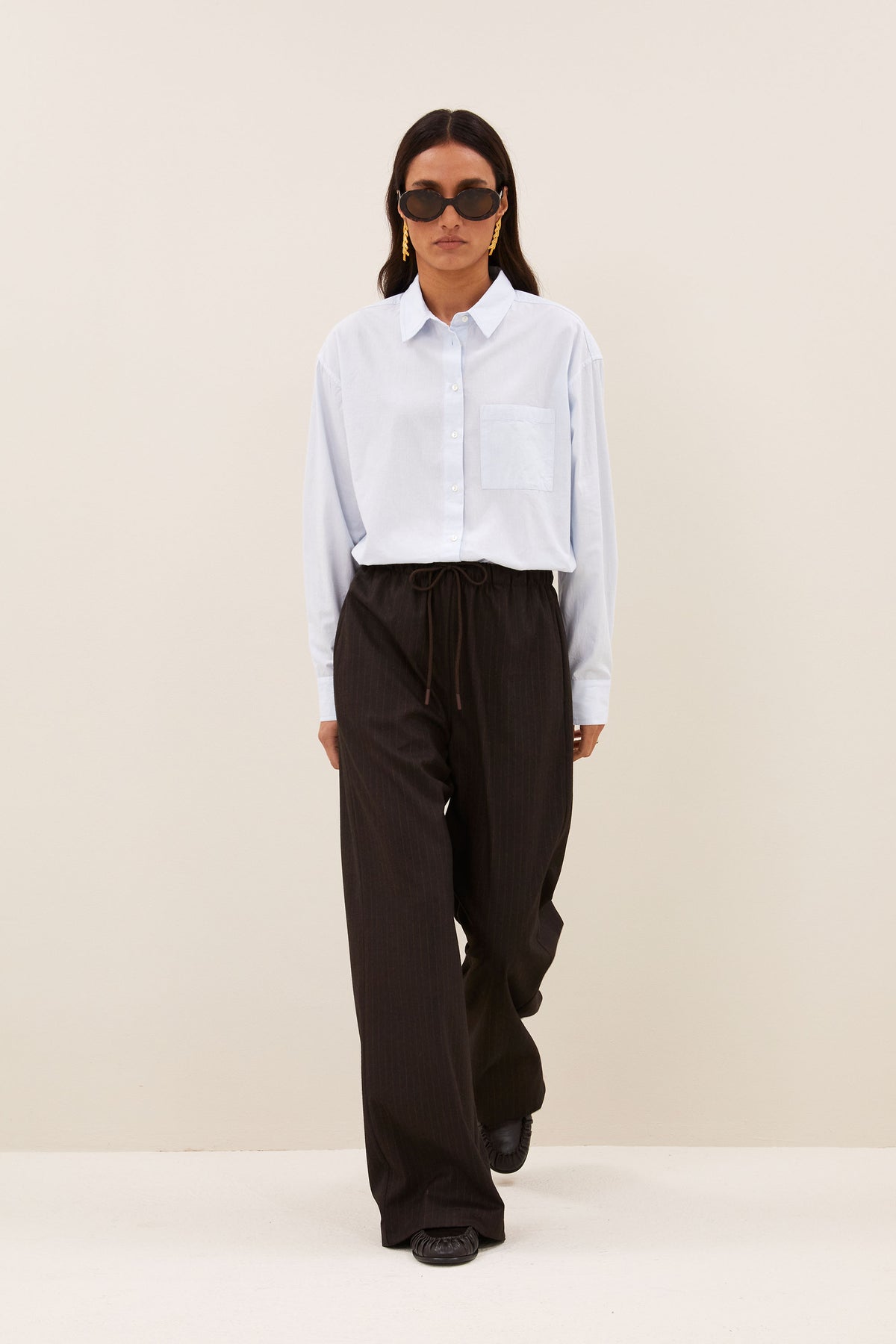 by-bar Frida Copper Stripe Pants – copper stripe