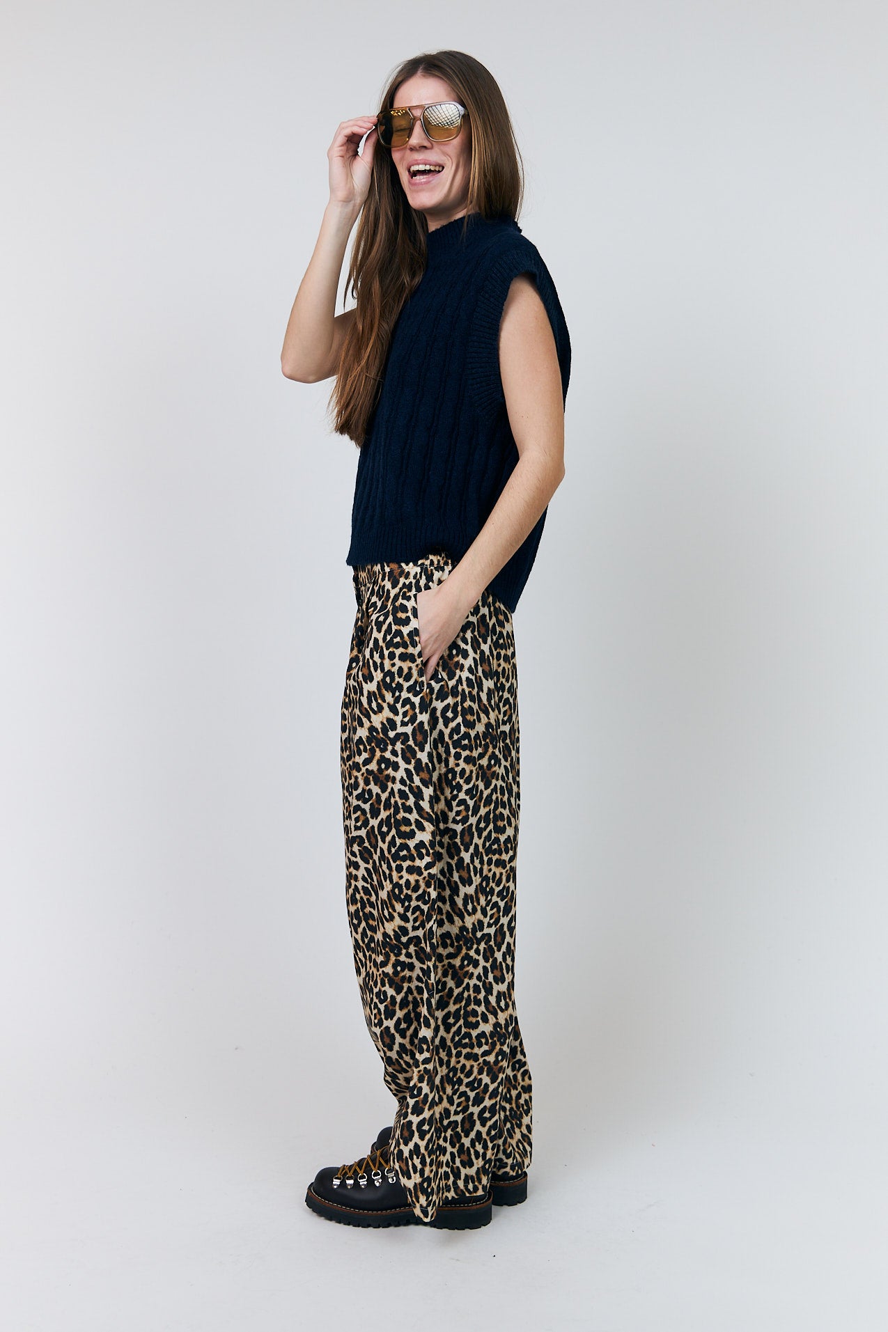 Lollys Laundry MiraLL Pants – Leopard Print