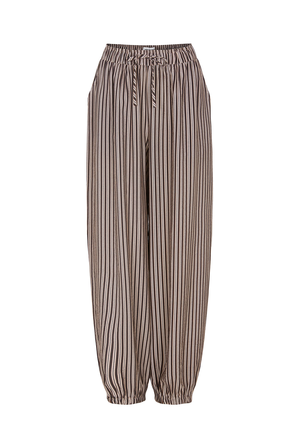 Lollys Laundry PiperLL Hose – Beige - gestreift