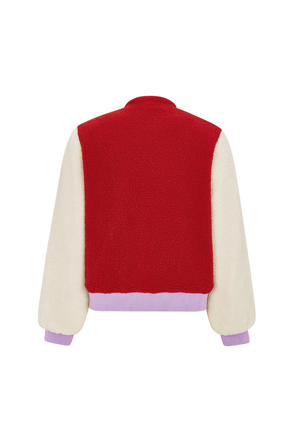 Lollys Laundry Teddy-Jacke – Red / Cream 💜❤️