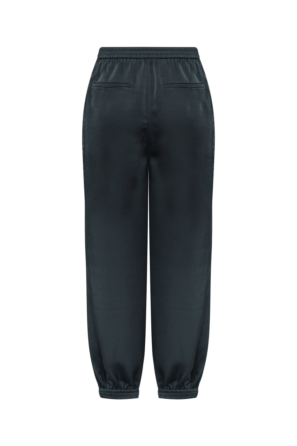 Satin Hose – Washed Black Lollys Laundry mit Spitze und cutouts