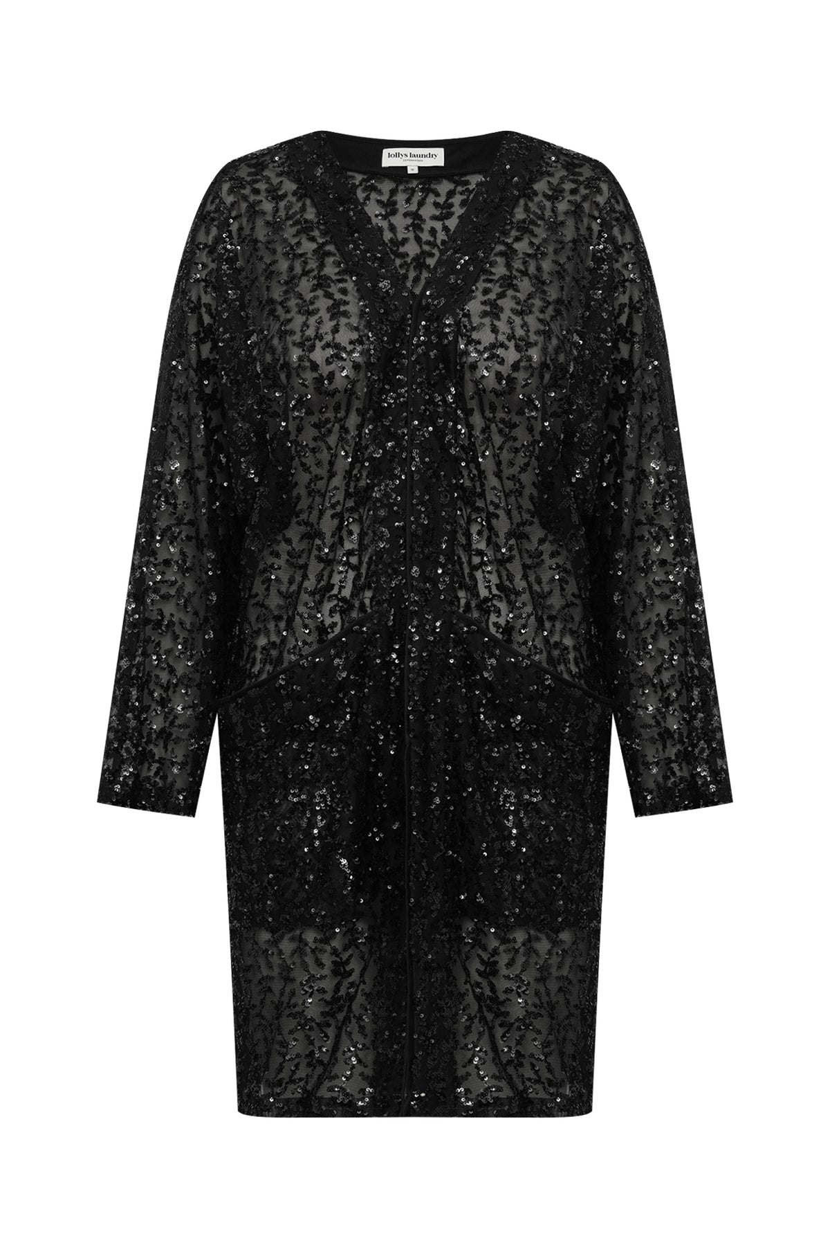 Kimono – Black Lollys Laundry - Palietten Glitzer Kimono