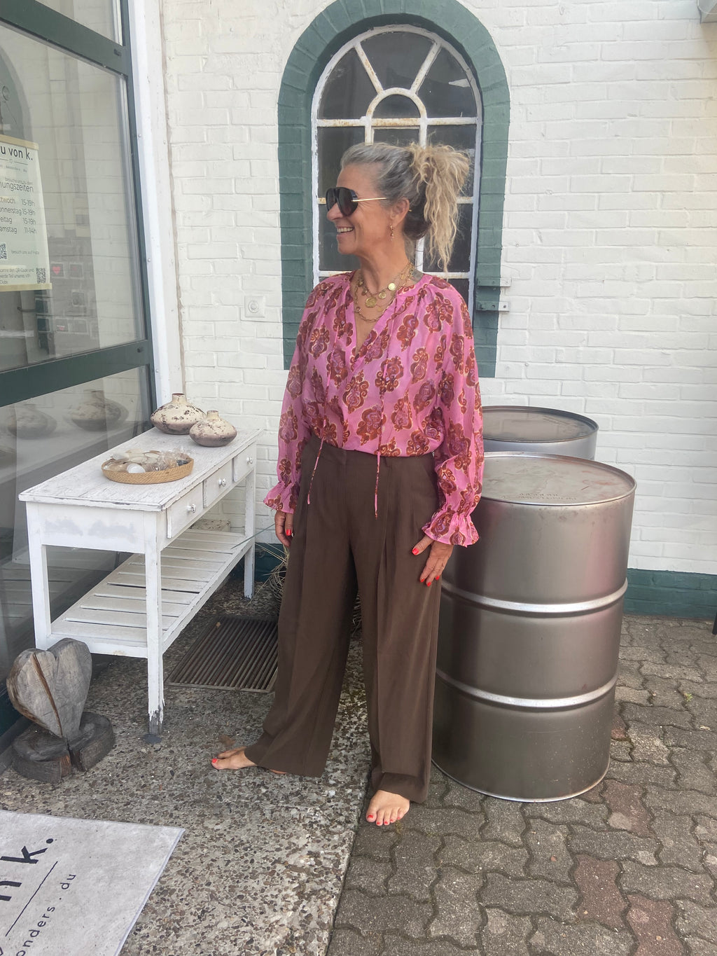 Leichte Viskose Bluse in wunderschönen Farben von Lollys Laundry