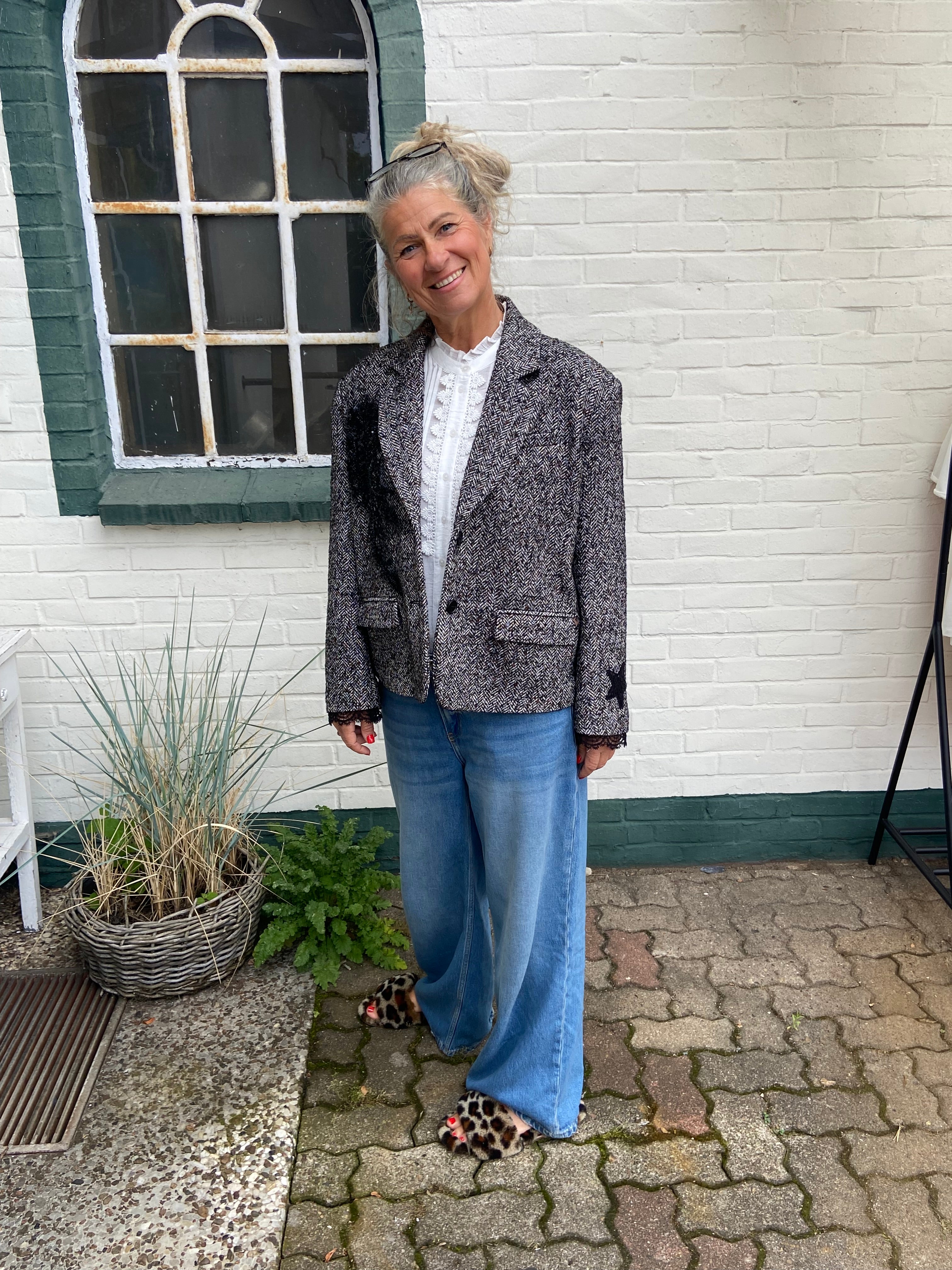 🖤 MÊME ROAD Blazer mit wunderschöner Pailletten-Applikation