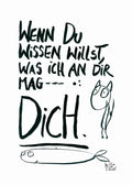 Geschirrtuch - Ich Mag Dich
