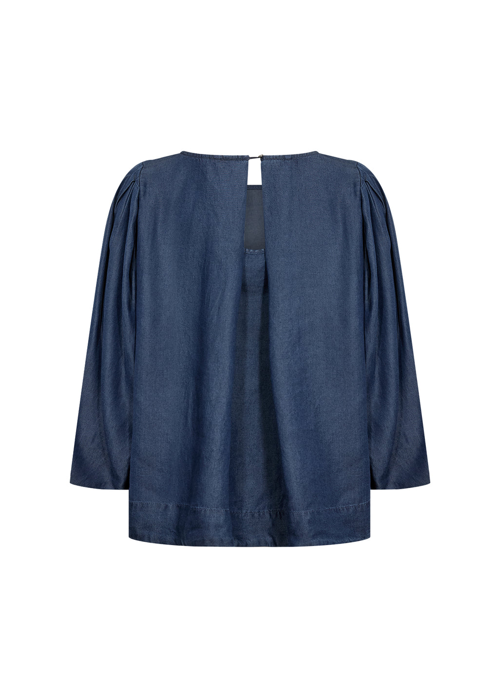 Wasabi WA-Flora 20 Bluse – Dark Blue Denim