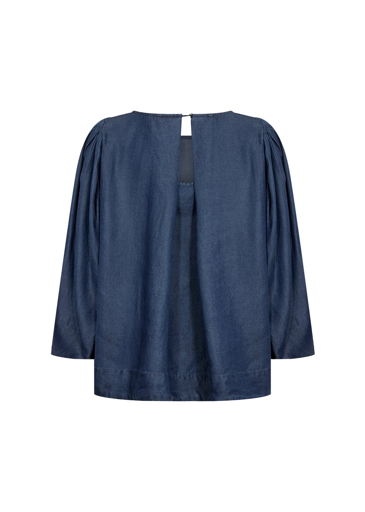 Wasabi WA-Flora 20 Bluse – Dark Blue Denim