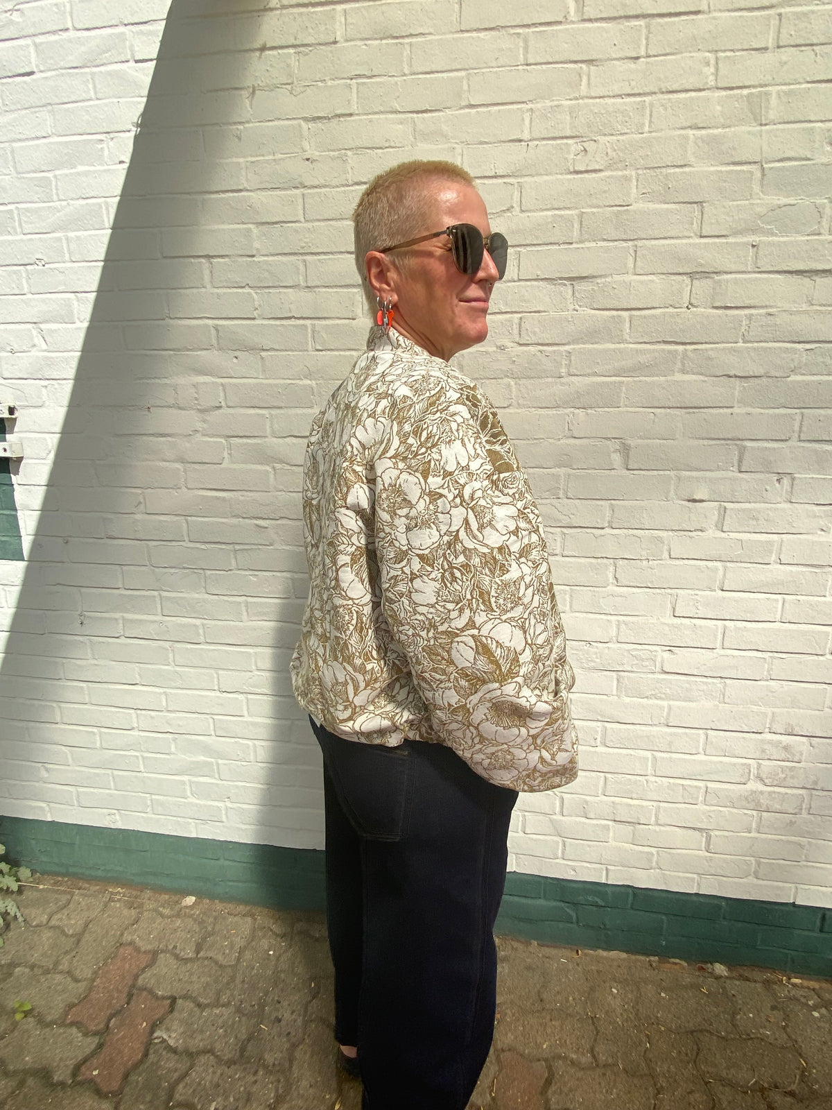 Peppercorn Khloé Jacket – Toffee Jacquard