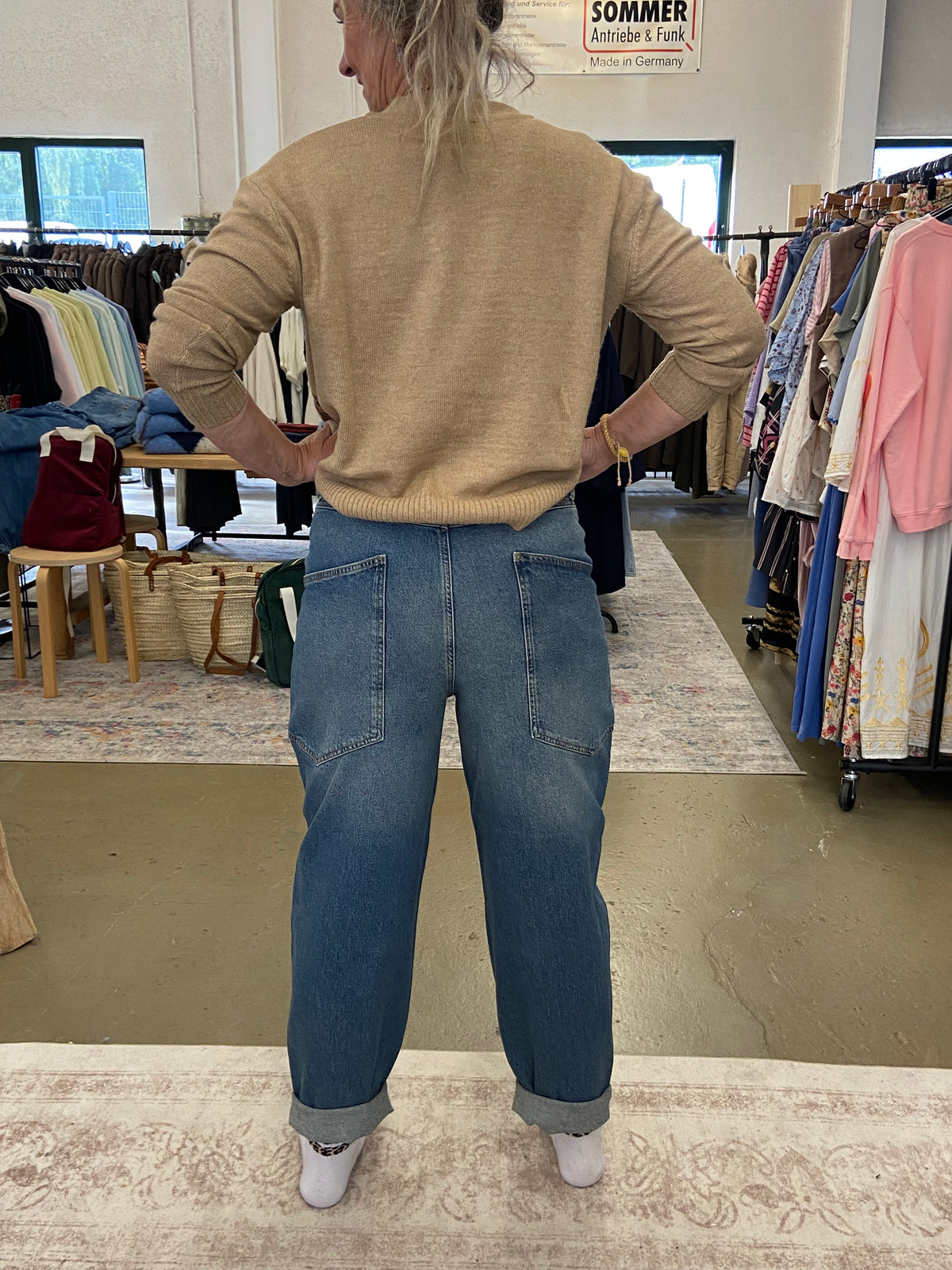 Para Mi Nina Pocket Jeans – Washed Indigo