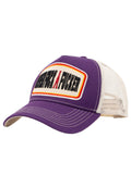 Trucker Cap 'Never Fuck A Fucker' in Pflaume
