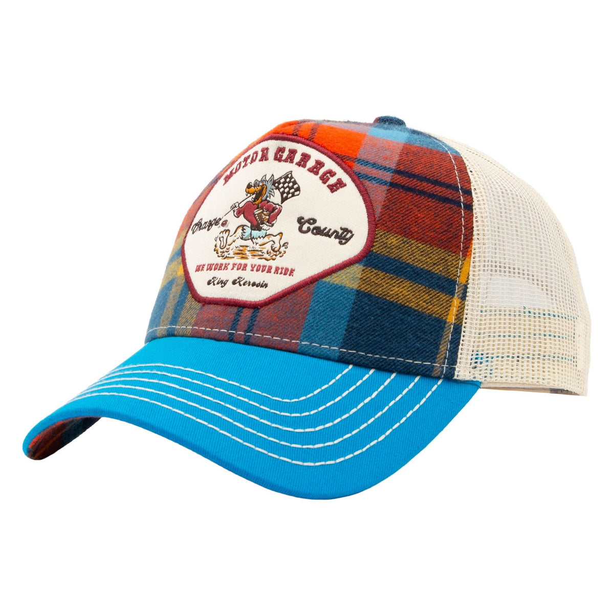 Trucker Cap 'Motor Garage' in Mehrfarbig