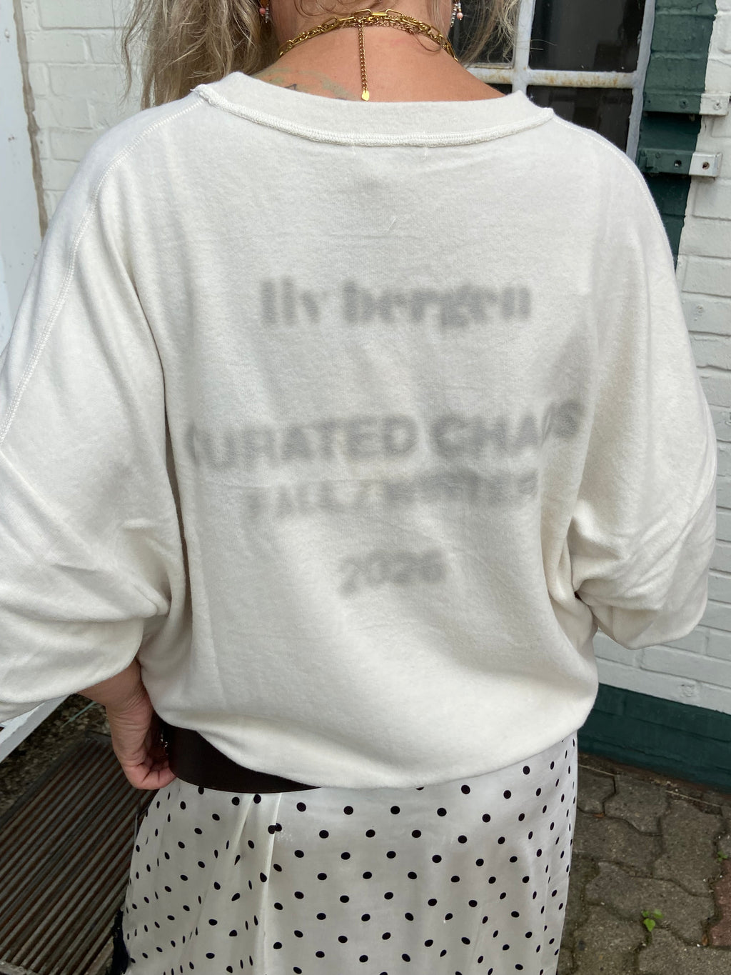 Liv Bergen Versailles Blurry Pullover – Tofu
