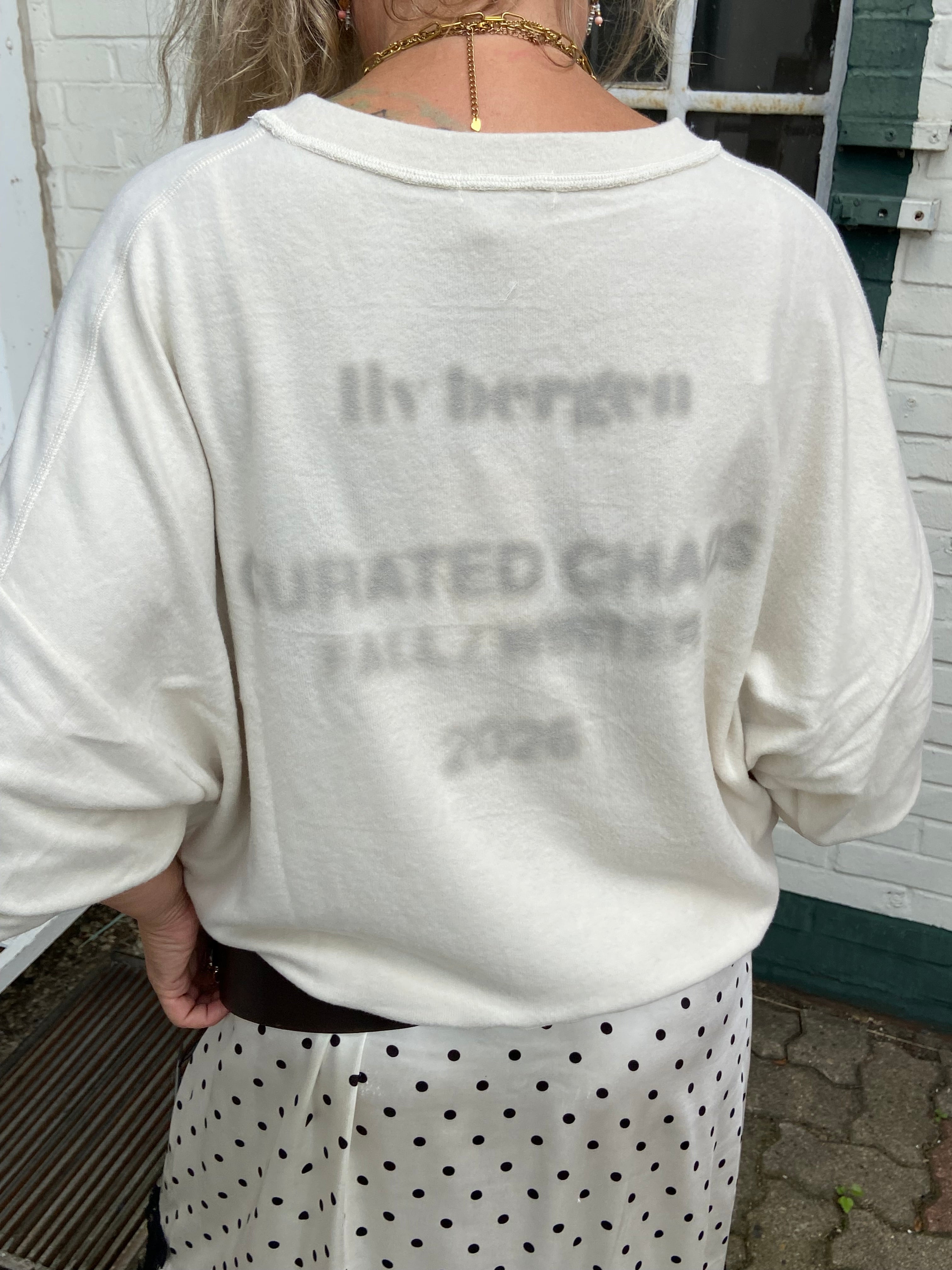 Liv Bergen Versailles Blurry Pullover – Tofu