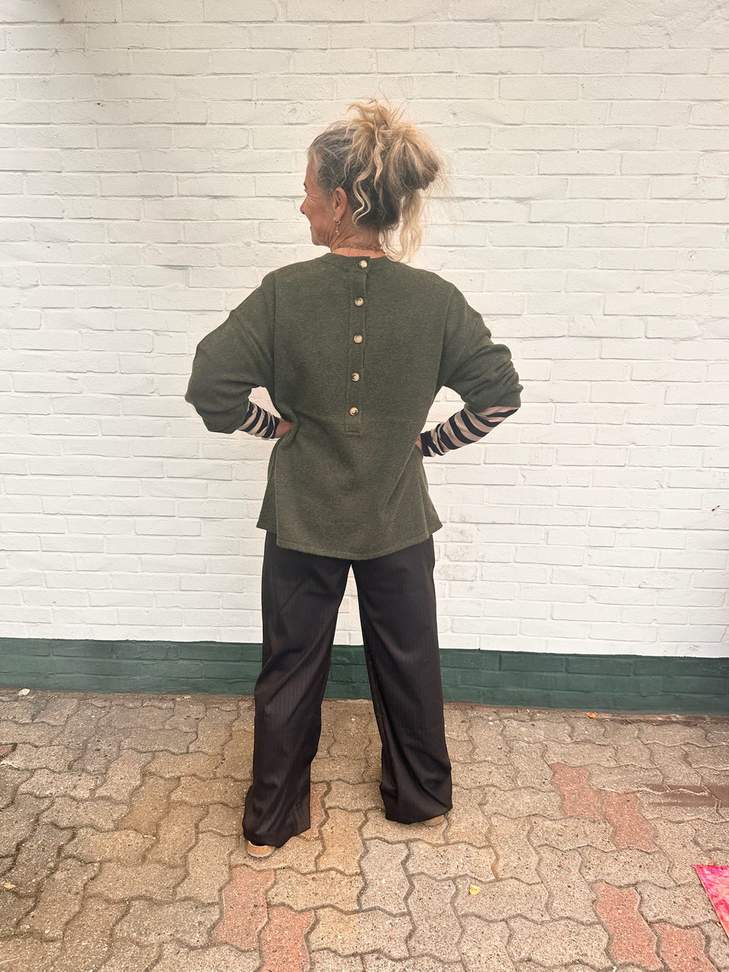 by-bar Frida Copper Stripe Pants – copper stripe