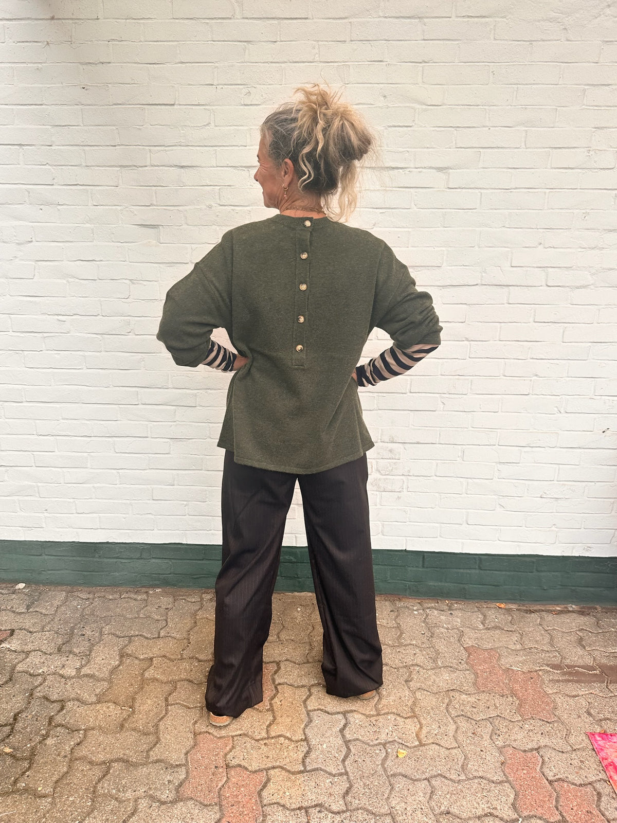 by-bar Frida Copper Stripe Pants – copper stripe