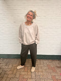 Wasabi- super bequeme lässige Hose – Khaki -38-50/52