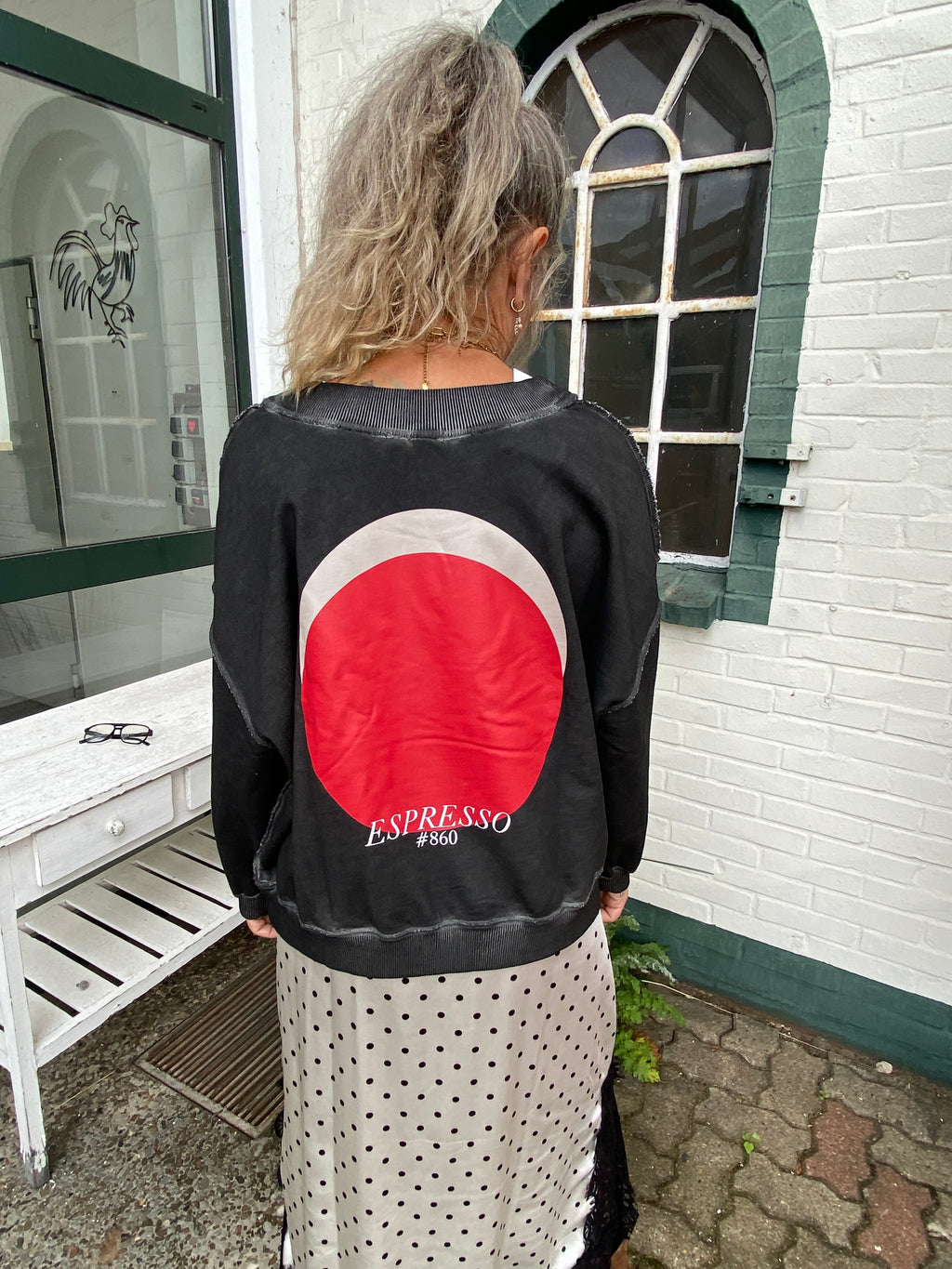 Liv Bergen SKY Organic Circles Pullover – Espresso