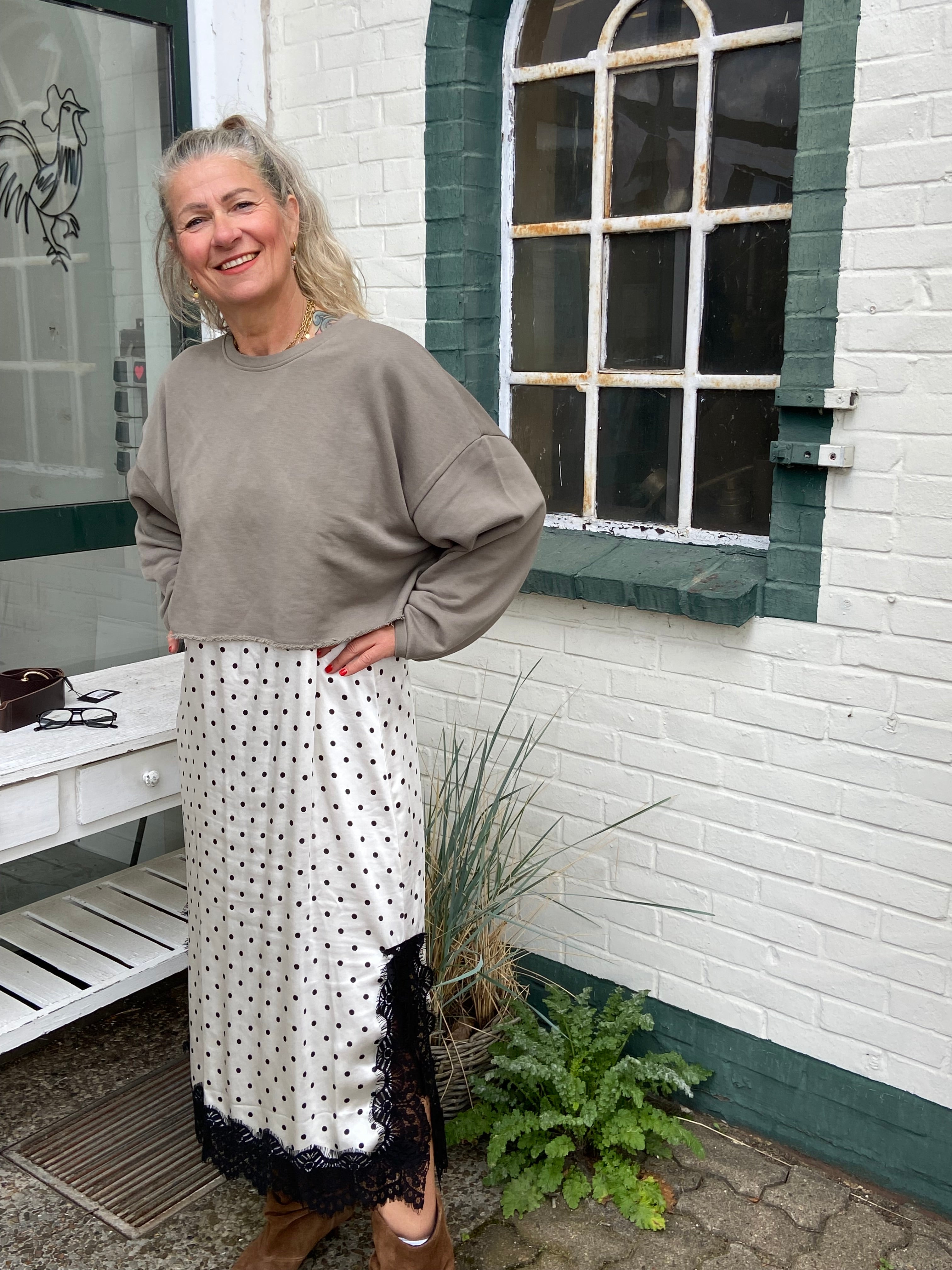 Liv Bergen Lugano Pullover – Mud