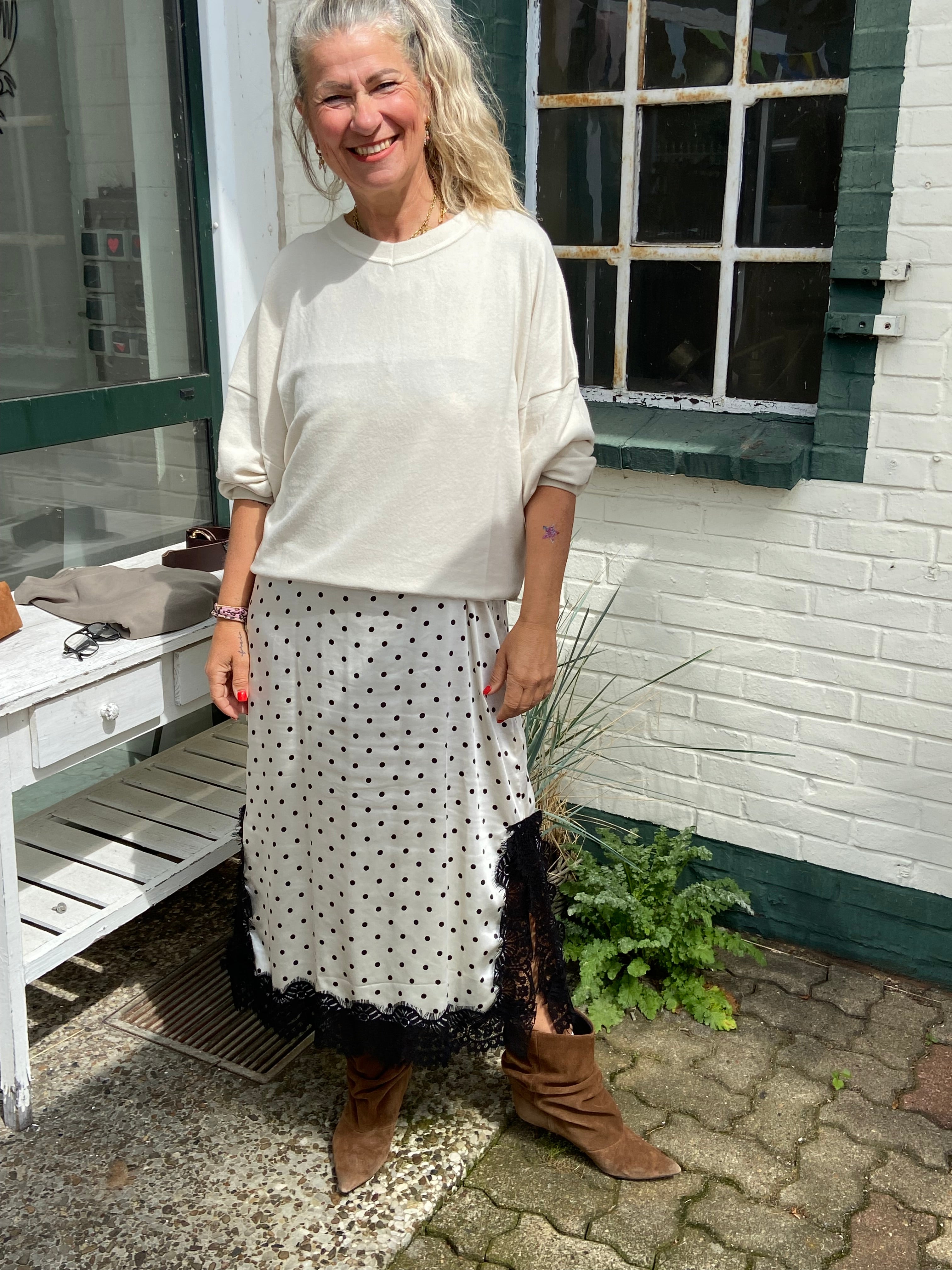 Liv Bergen Versailles Blurry Pullover – Tofu