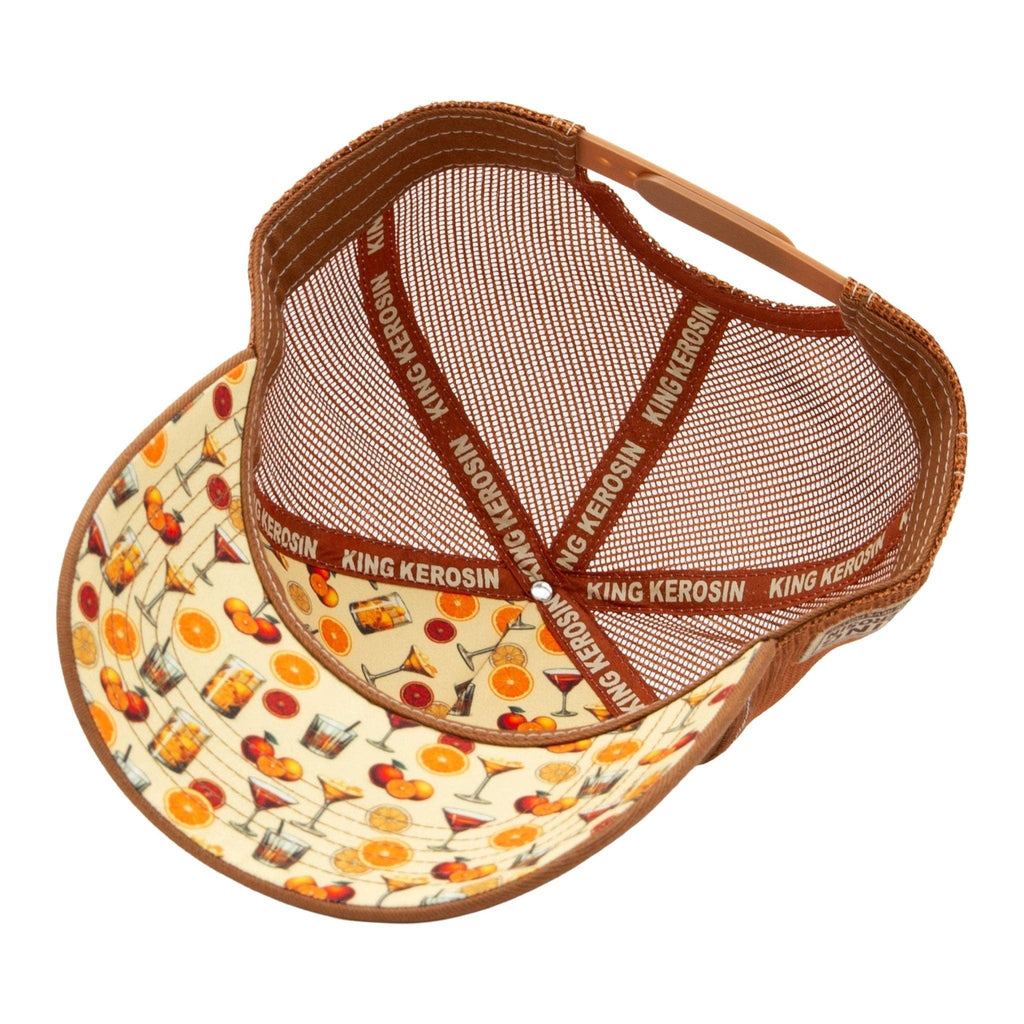 Trucker Cap 'Support Day Drinking' in Braun