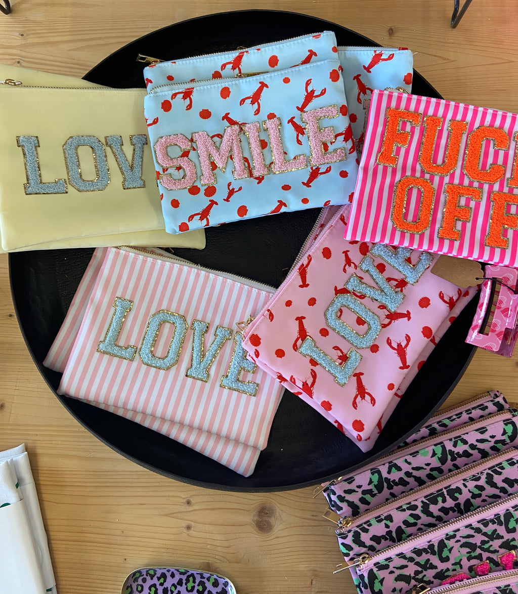 Täschchen “LOVE”  & „Smile“ & NeonLeo